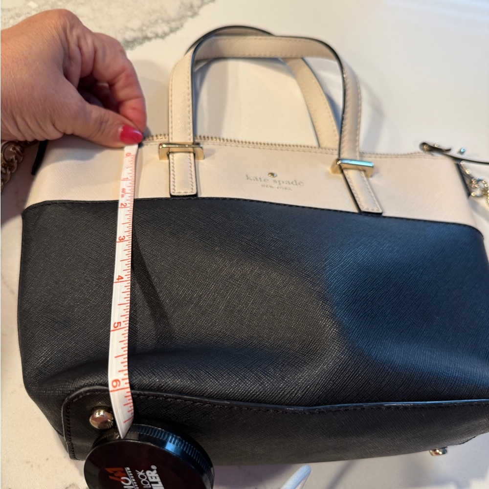 Kate Spade Harmony Crossbody Cedar Street Black/Ivory Pebble - Picture 6 of 14
